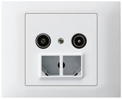 EB-Antennendose TV-R HMS kallysto 23dB weiss