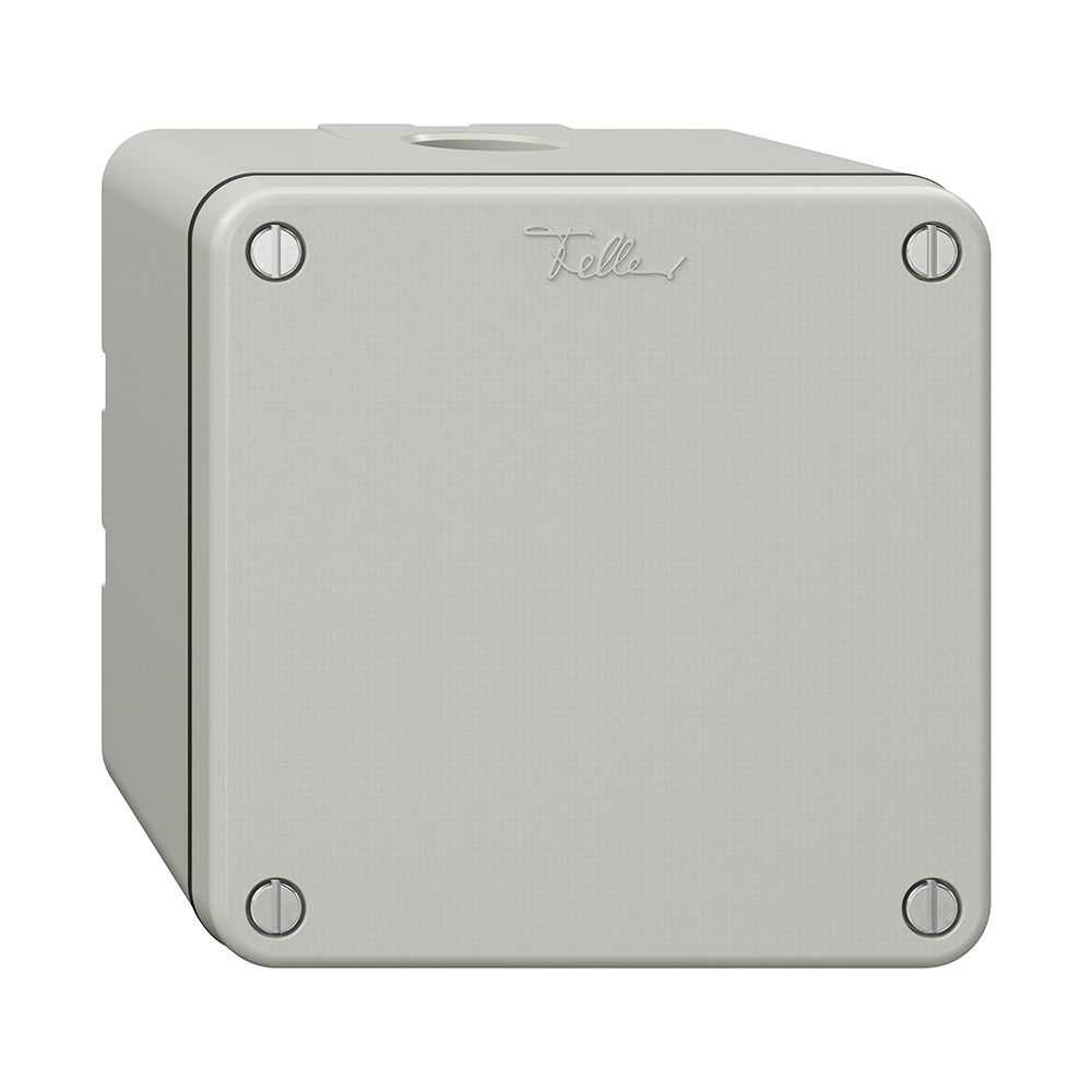 NAP-Leergehäuse NEVO, Anbauhöhe 64 mm, IP55, lichtgrau