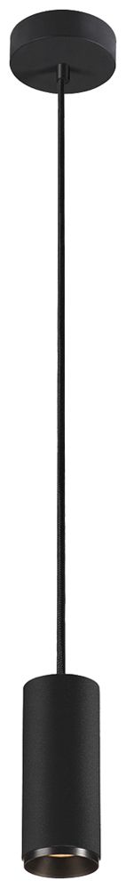 Lampada sospesa LED SLV NUMINOS S PHASE 11W 985lm 2700K 24° Ø65×162mm nero