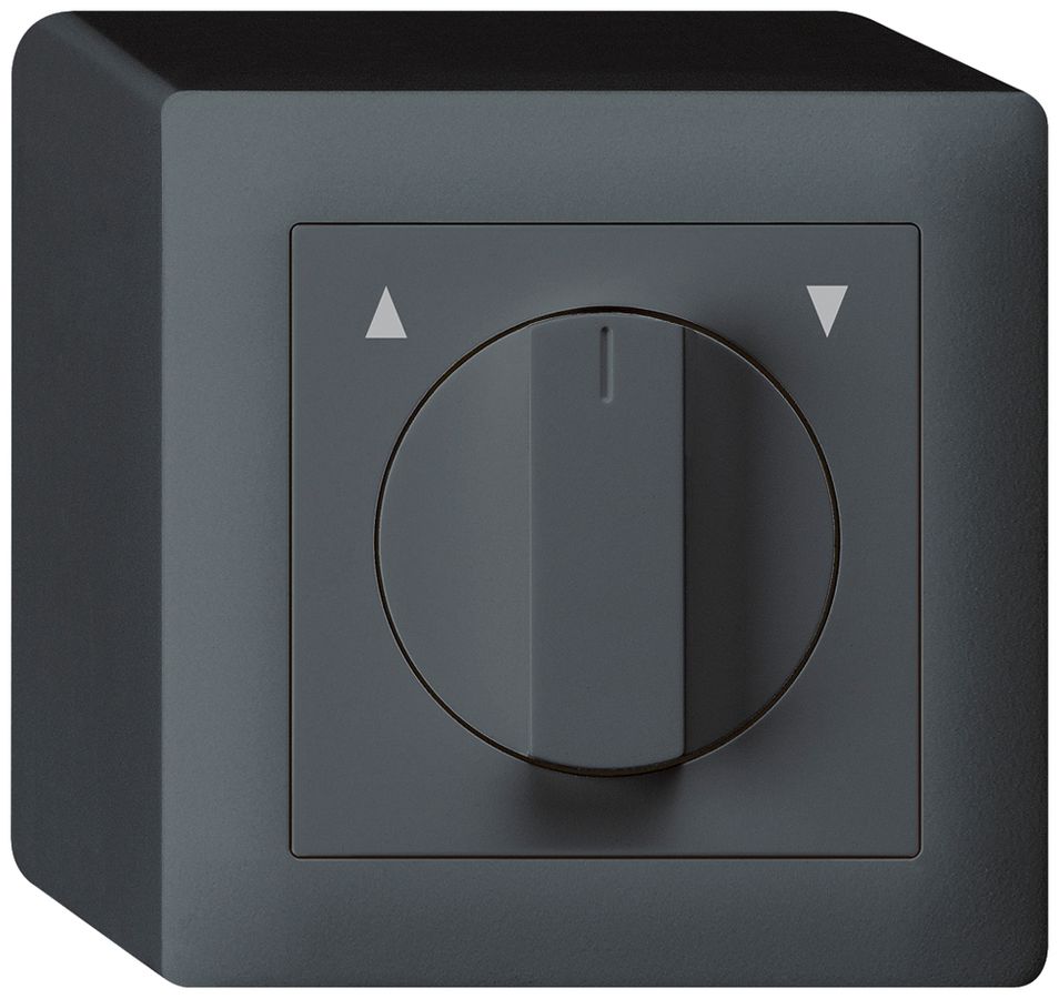AP-Storendrehschalter/taster umschaltbar kallysto anthrazit