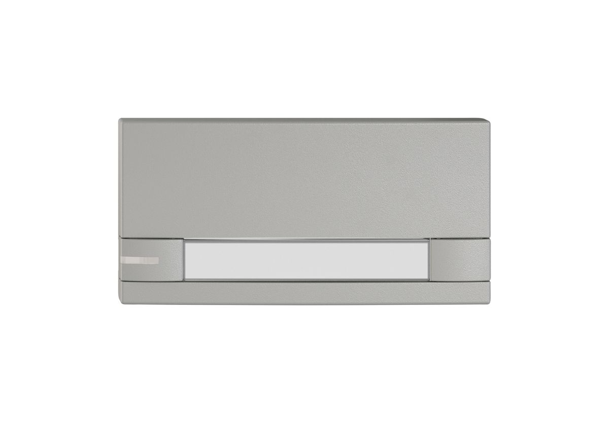 Pulsante 1/2 EDIZIO.liv KNX e UNI c.SNAPFIX® c.LED c.targhetta com.2T grc