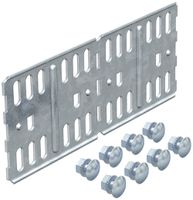 Längs/Winkelverbinder Bettermann 85mm M8 Schrauben zu MKS-Kanal verz.