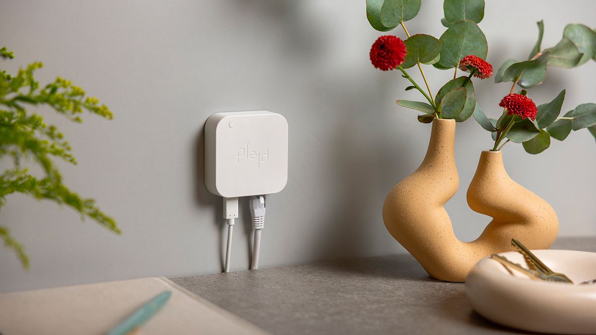 Gateway Plejd GWY-01, LAN (RJ45), Bluetooth 2.4GHz, 70×70×20mm, bianco