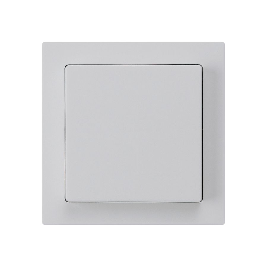 Frontset kallysto 60×60 hellgrau für Druckschalter/taster