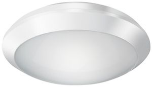 Plafonnier/Applique LED ESYLUX ALMA 300, 16W 4000K 1550lm Ø300×87mm IP65, blanc
