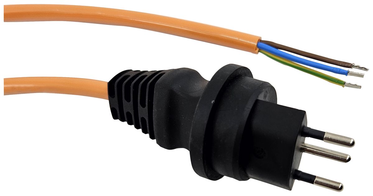 Câble de rallonge ELBRO IP55 T13/embout de câble 10A 230V 3×1.5mm² 3m orange