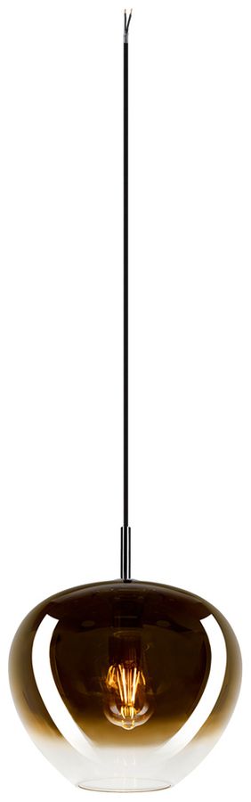 Lampada sospesa SLV ANTILO CONVEX E27 1×0…40W Ø290mm oro