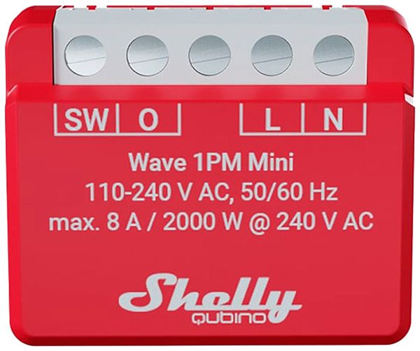 EB-RF-Schaltaktor Shelly Wave 1PM Mini Z-Wave 110…240V