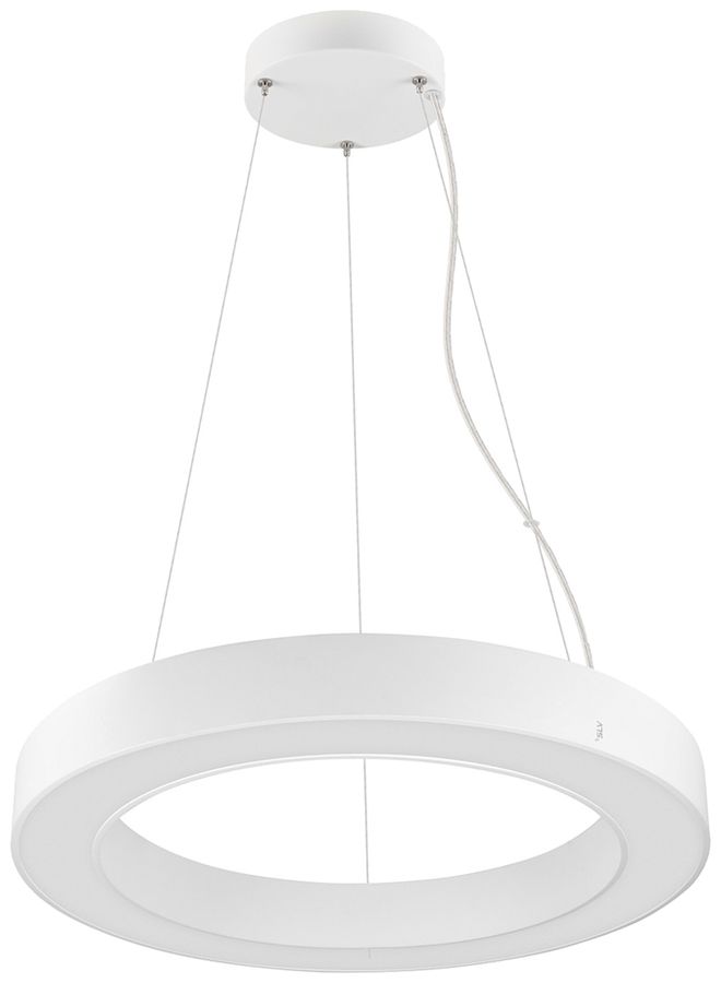 LED-Pendelleuchte SLV MEDO RING 60 26W 3750lm 930/940 DALI Ø600mm weiss