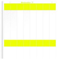 Kabelmarkier-Etikette Weidmüller LaserMark WriteOn für Ø16.2…36mm 140×25mm gelb