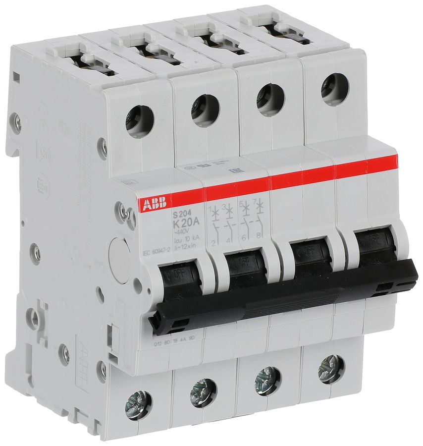 Leitungsschutzschalter ABB S204-K20 20A 6kA
