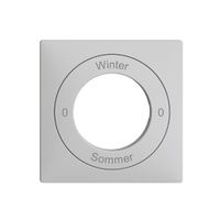 Kit frontal 0-Winter-0-Sommer EDIZIOdue 60×60mm gris clair