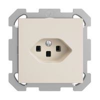 UP-Steckdose EDIZIOdue T23 16A crema, mit Steckklemmen