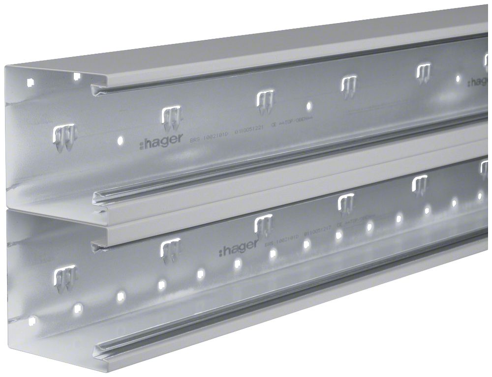 Canale perapetto tehalit BRS 210×100×2000mm coperchio 2×80 acciaio zinco