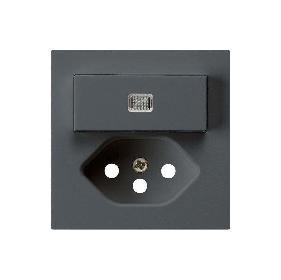 Kit frontale kallysto 60×60 antracite con lente per combinazione S3/T13