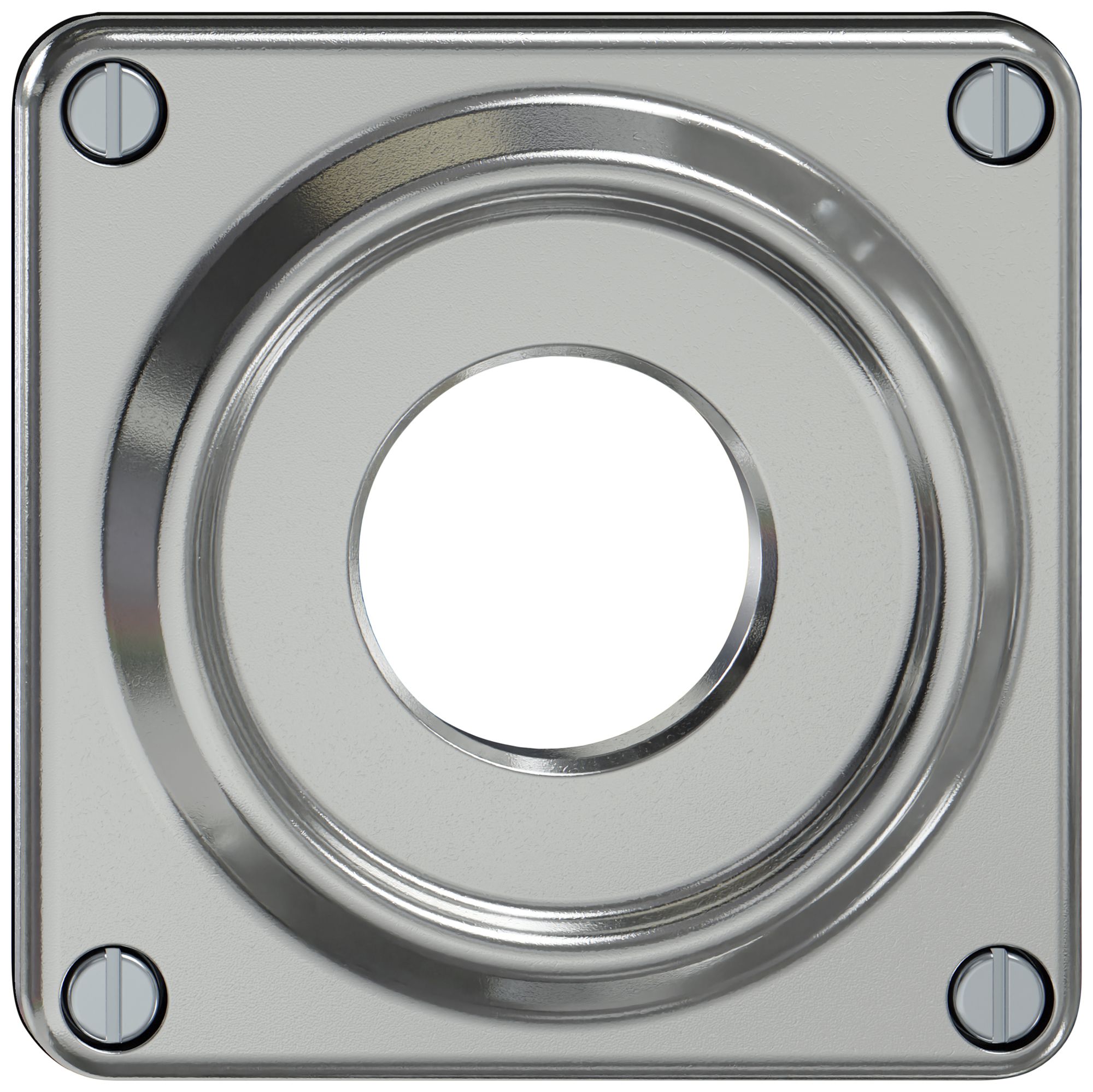 Oberteil ELEMENT SNAPFIX® für Drehschalter mit Sicherheitsschloss alu