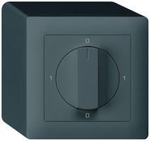 AP-Drehschalter kallysto 2/1L anthrazit mit Drehgriff