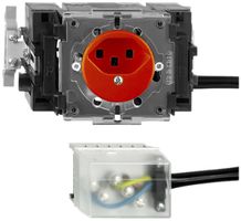 Presa INS FH T23 L1 arancione 53mm Snap per cavo piat.powerbus