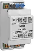 REG-Schaltrelais Hager 2-Draht, für Türsprechanlage, Audio-Bus, 2-fach