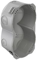 Hohlwanddose HSB D83 Basic 2×1 143×83×65mm GDP 850°C grau
