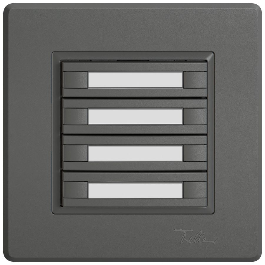 UP-Universaltaster EDIZIO.liv UNI SNAPFIX® o.LED 4× 2-Tbed.Pap.dgu