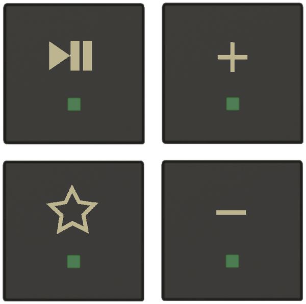 Jeu de touches Sonos ABB free@home, anthracite