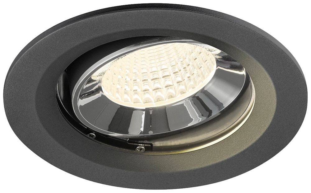 LED-Downlight SLV NUMINOS MOVE M 12W 1900lm 4000K WB DALI Ø120 sz/cr