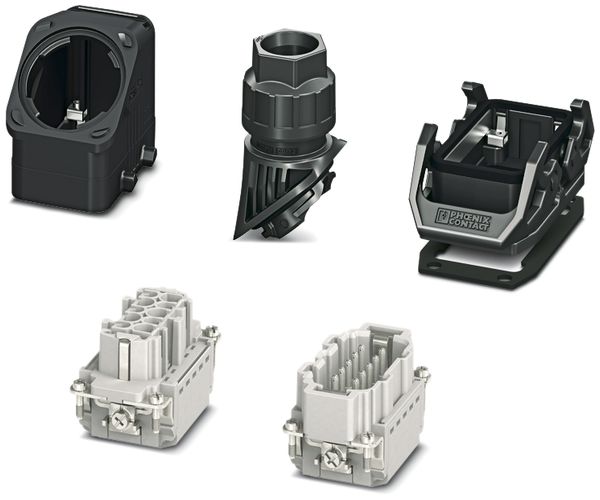 Set di connettore EVO-B10PT-BWD-HL-M25-PLRBK