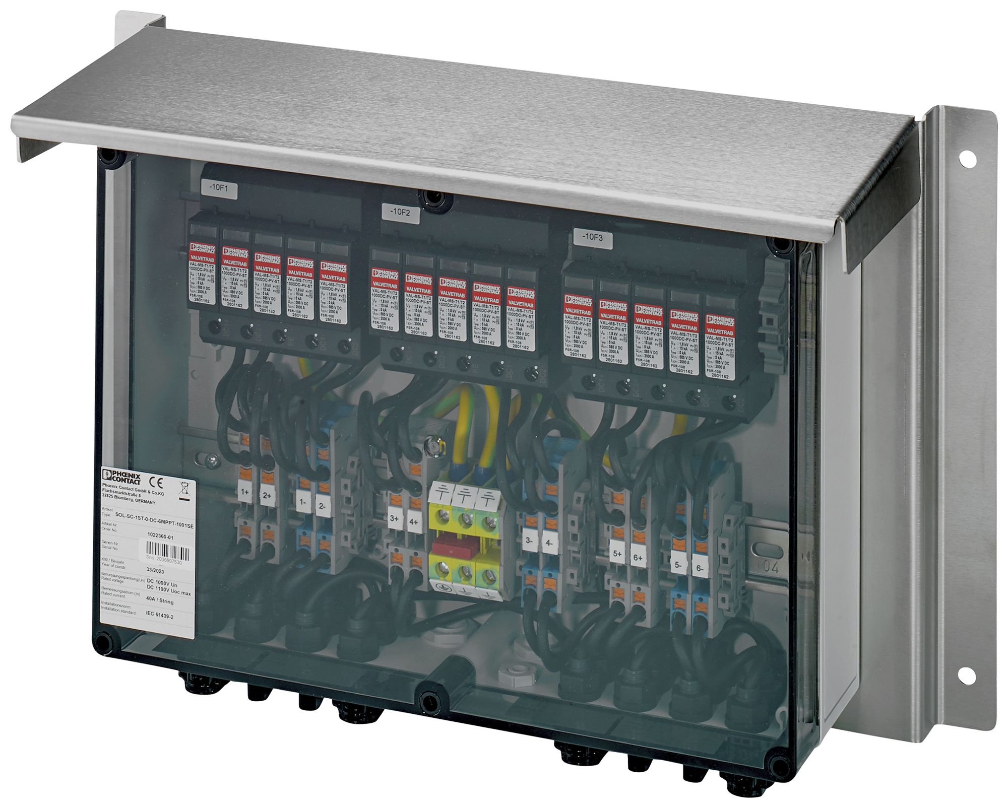 Wetterschutzdach PX SOL-WR-3625-AISI304