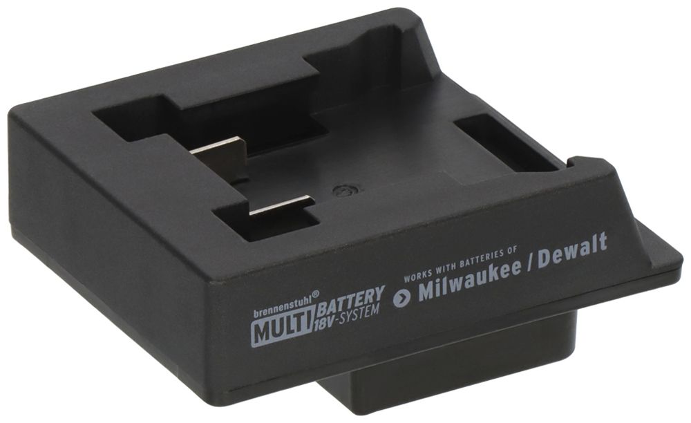 Akku-Adapter Brennenstuhl für Akku Milwaukee/Dewalt Multi Battery 18V