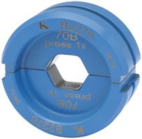 Bloc de sertissag.50mm² Klauke série 22 blue connection
