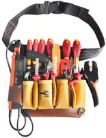 Werkzeugtasche Weidmüller WZTE Leder Premium 16-teilig