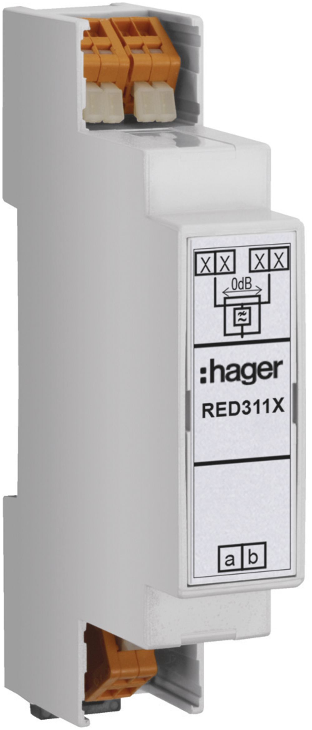 Découpleur audio AMD Hager 2-fils, pour interphone