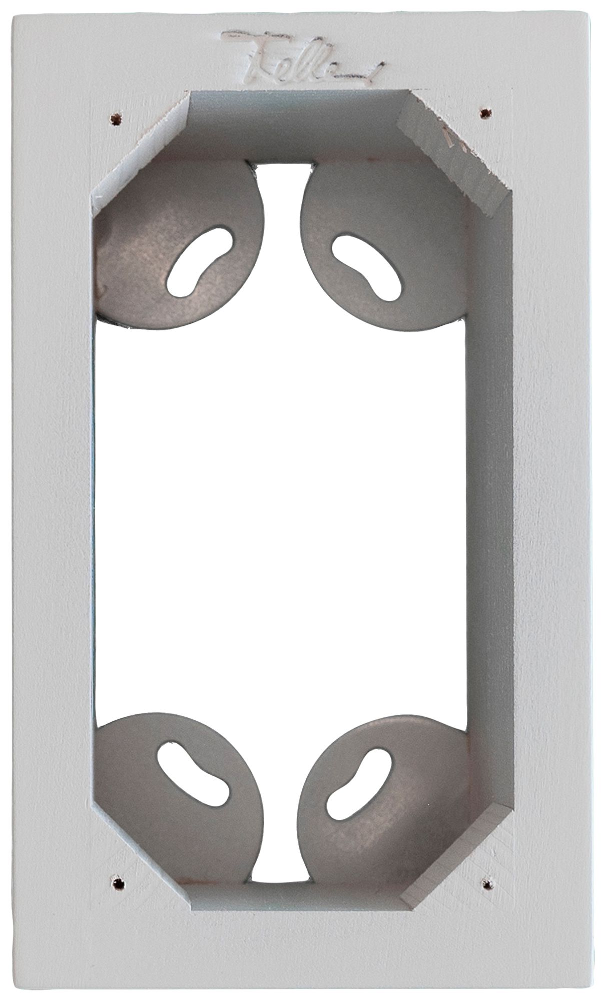 Cadre AP Feller EDIZIOdue 2×1 bois dur laqué pour combinaison ENC SNAPFIX® bc