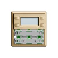 RTH-Frontplatte KNX 1…4×EDIZIOdue sand, mit LED RGB