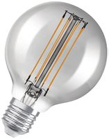 LED-Lampe LEDVANCE Vintage GLOBE E27 11W 500lm 1800K DIM Ø80×120mm klar