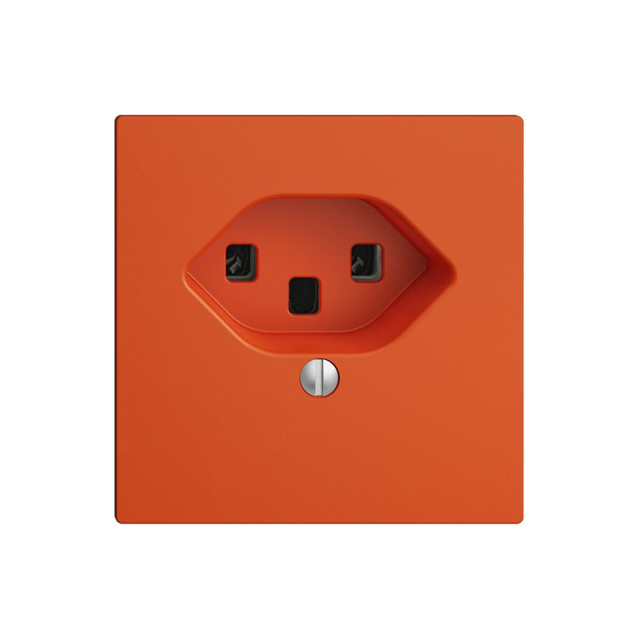 Prise ENC EDIZIOdue T23 16A orange, bornes à vis