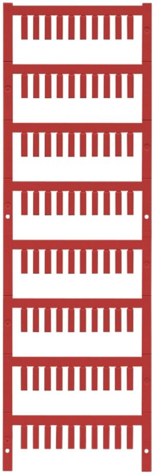 Leitermarkierer Weidmüller MultiCard VT SF für Ø1.2…1.6mm 12×3.2mm PA66 rot