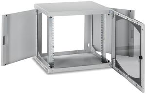 Gehäuse 19" mit Rahmen 12HE 650×600×400mm