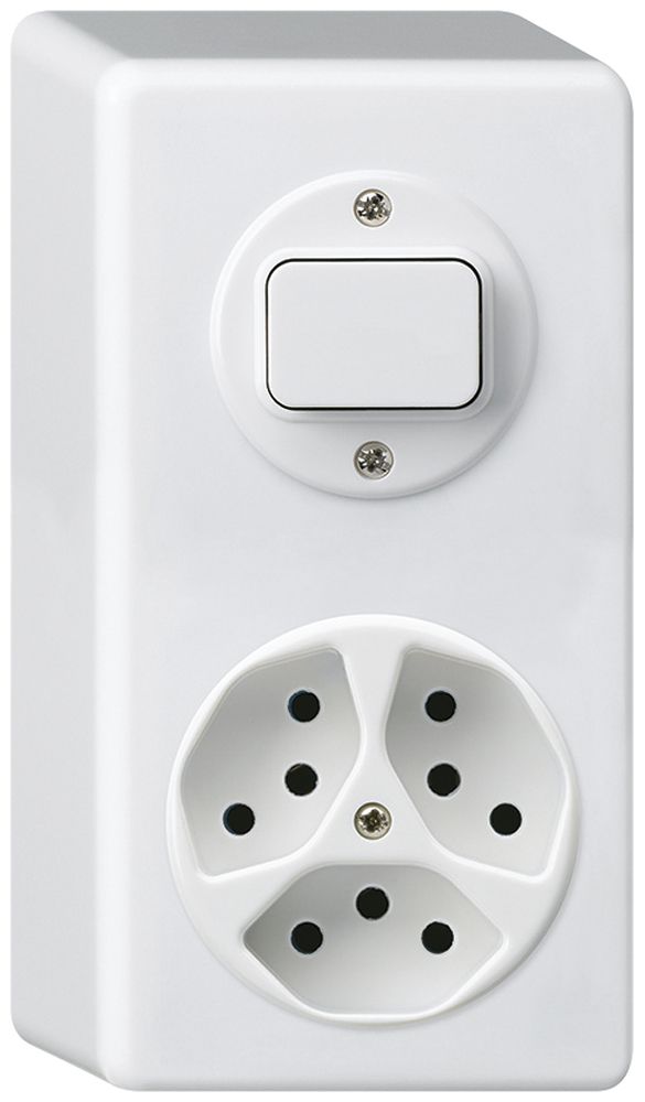 Combinaison AP I-I 3/1L+3×type 13 blanc basico