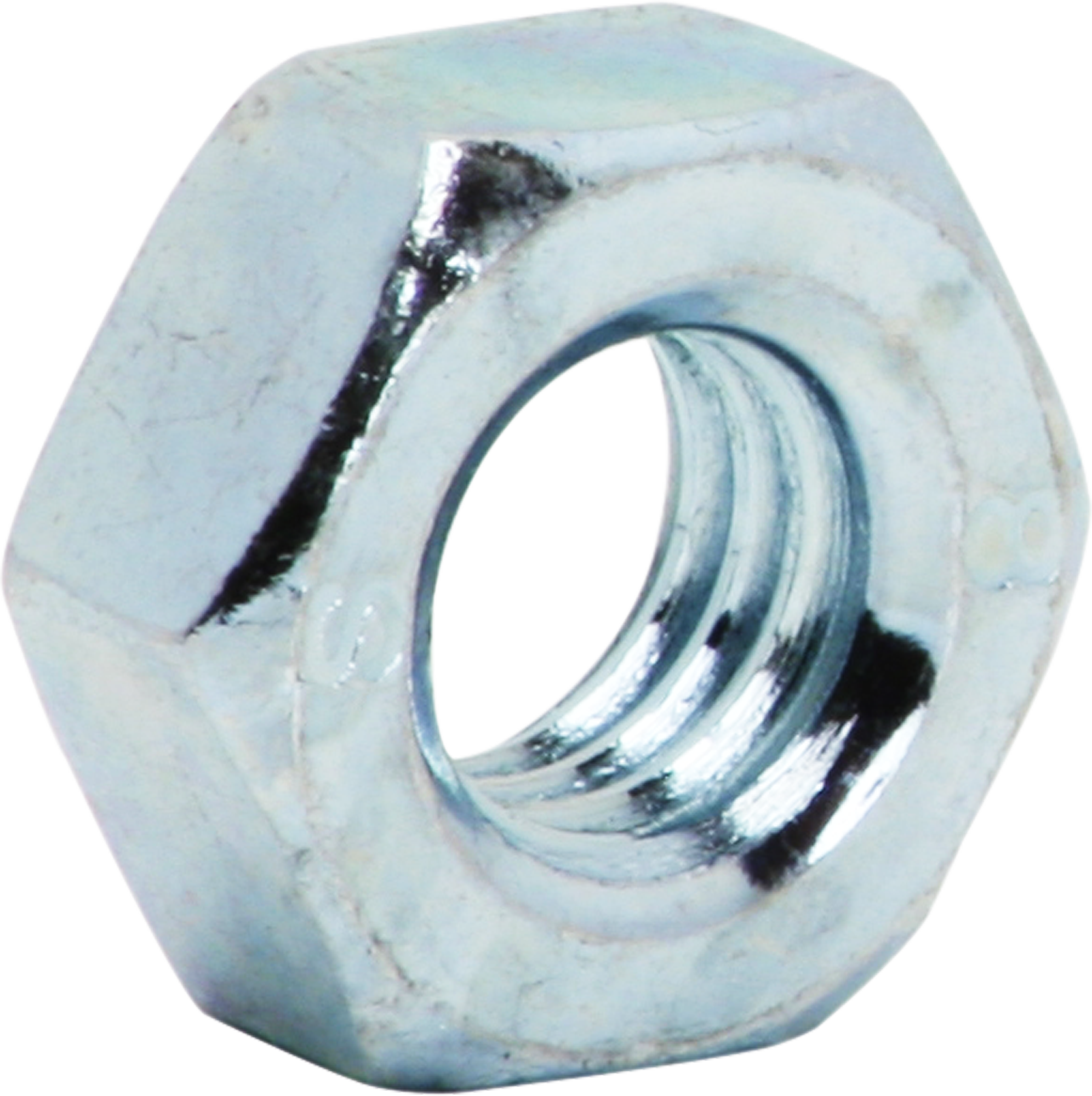 Sechskantmutter M10 0.8d DIN 934 verz.bl, promat.