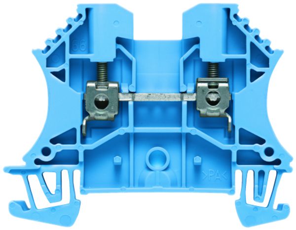 Borne de passage Weidmüller WDU connexion à vis 2.5mm² TS35 bleu