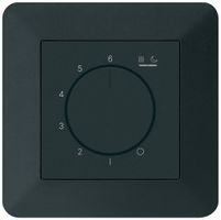 UP-Raumthermostat kallysto.trend An/Aus 230VAC 4A 92×92mm schwarz