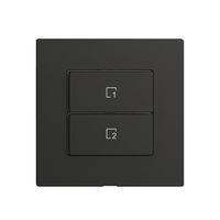 Szenentaster 2 Szenen vertikal/2T Edue Wiser schwarz