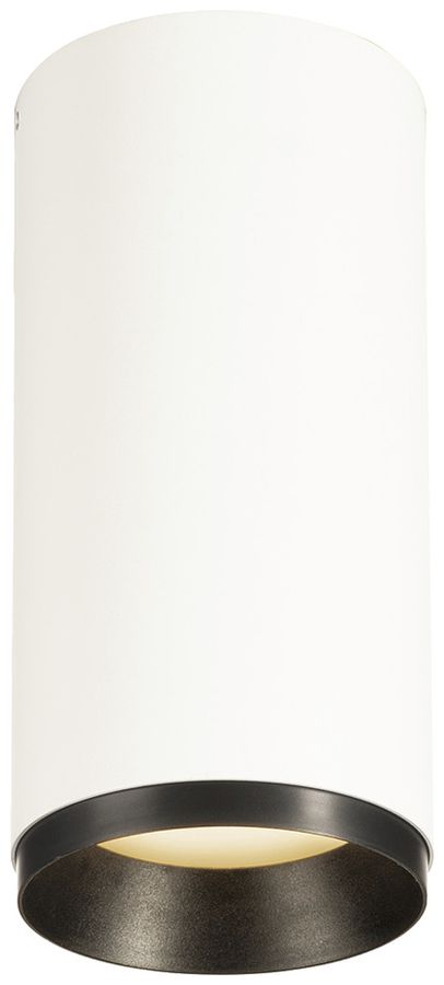 Plafonnier LED SLV NUMINOS M DALI 20W 1935lm 2700K 36° Ø85×185mm blanc