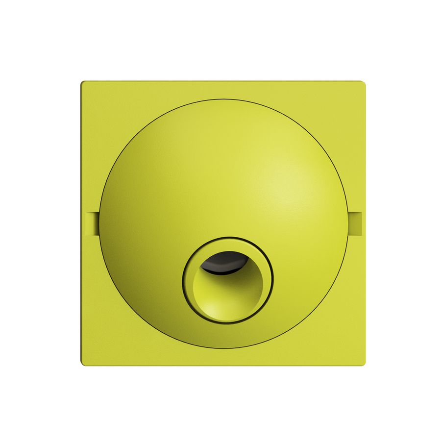 UP-Anschlussdose EDIZIOdue lemon, ohne Klemmeneinsatz