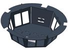 Boîtier Woertz pour DAK 8857/8861 12 FLF vertical vide