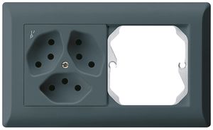 Combinaison ENC kallysto.line grd.I-I horizontale 3×type 13S+vide anthracite