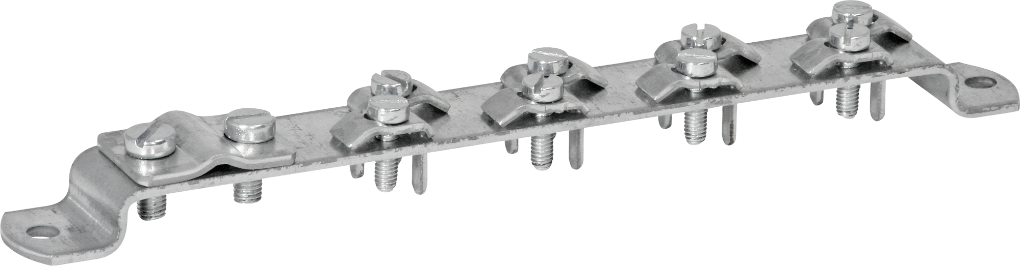 Potentialausgleichsschiene WISI für 8 Koaxialkabel, <Ø8mm