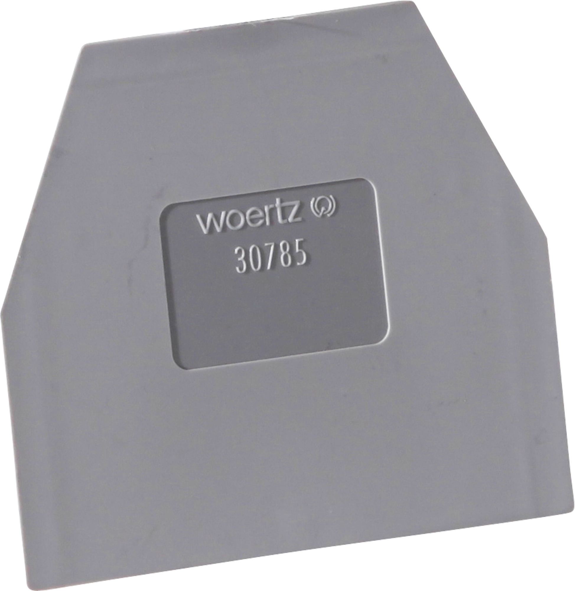 Abschlusswand 35mm² grau